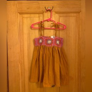 Cotton on kids crochet tie strap dress